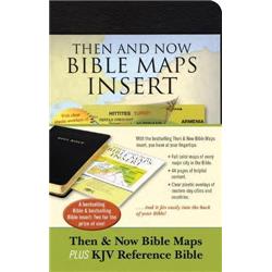 151902 KJV Thinline Reference Bible with Then & Now Bible Maps Insert-Black Imitation -  Hendrickson Publishers