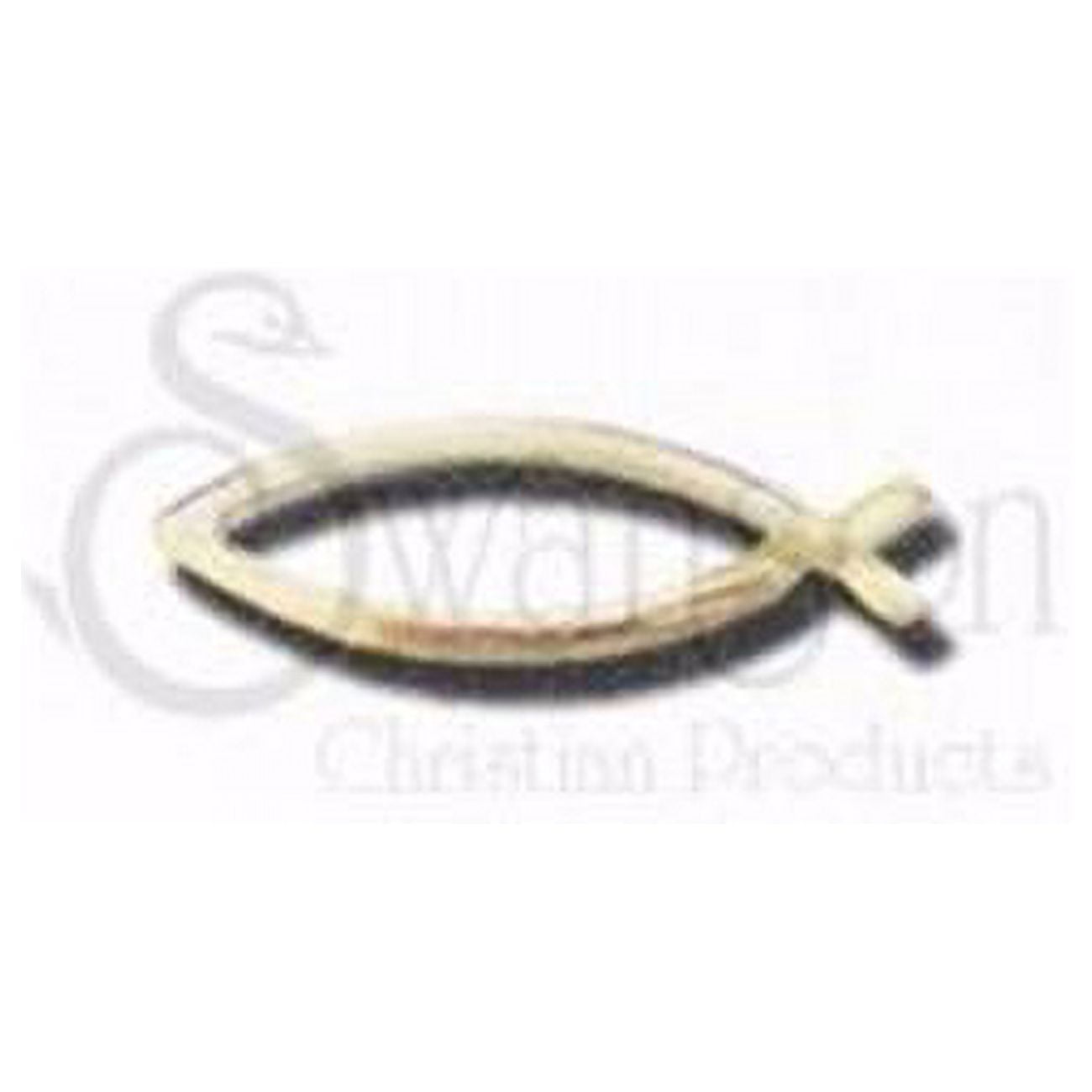 80095 Lapel Pin Open Fish Gold - Pack of 12
