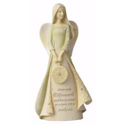 Picture of Enesco 152756 Foundations-Mini Angel-Retirement with Pocket Watch Figurine