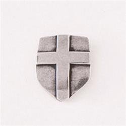 Picture of Bob Siemon Designs 198907 Lapel Pin - Shield Pewter
