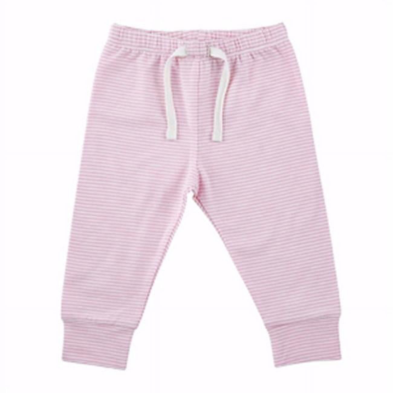Picture of Stephan Baby 137189 0-3 Months Baby-Pants - Cream &amp; PinkPack of 2