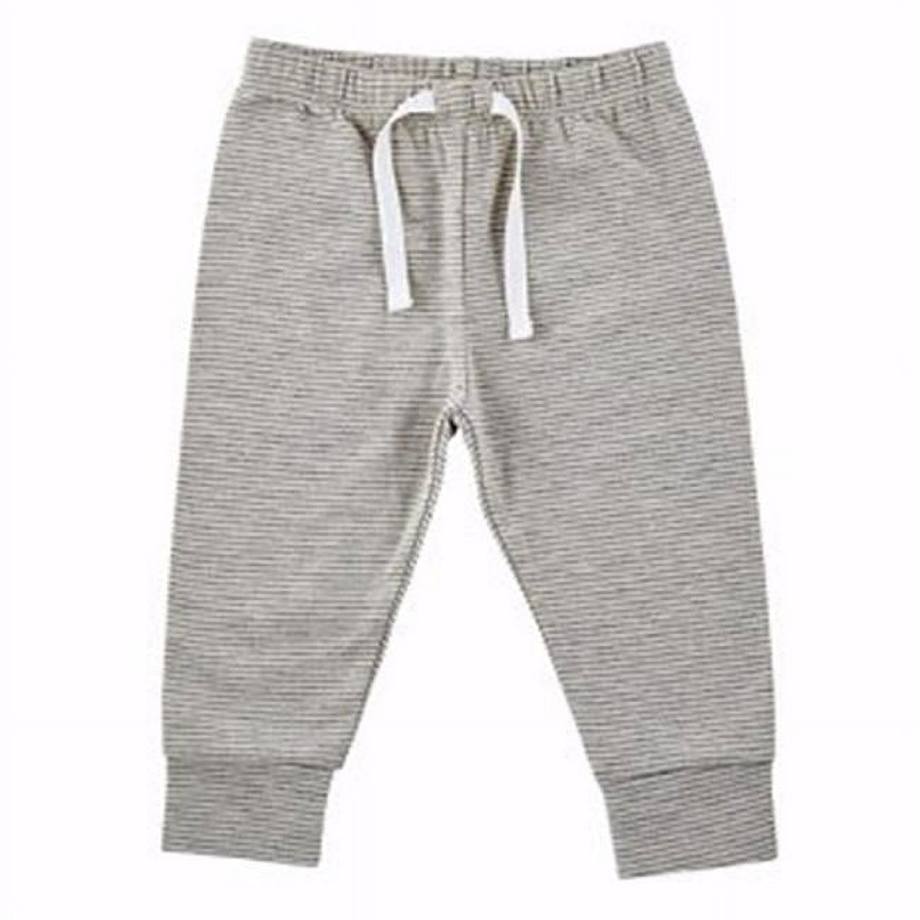 Picture of Stephan Baby 137190 0-3 Months Baby-Pants - Cream &amp; Grey