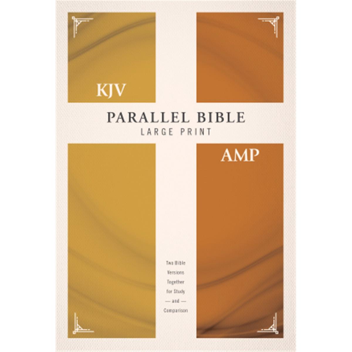 171451 KJV Amplified Parallel Bible & Large Print - Hardcover -  Zondervan