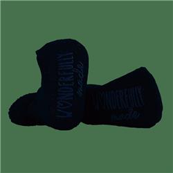 Inspirational Baby Socks - Gray - Pack of 2 - Non-Slip Design
