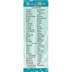 Picture of CB Gift 146646 Books of The Bible Bible Basics Bookmark&#44; Turquoise - Pack of 10