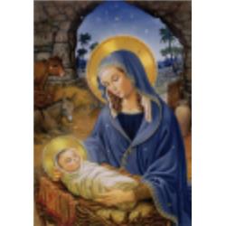 Picture of Vermont Christmas 147507 8.25 x 11.75 in. Mary With Child Medium Advent Calendar