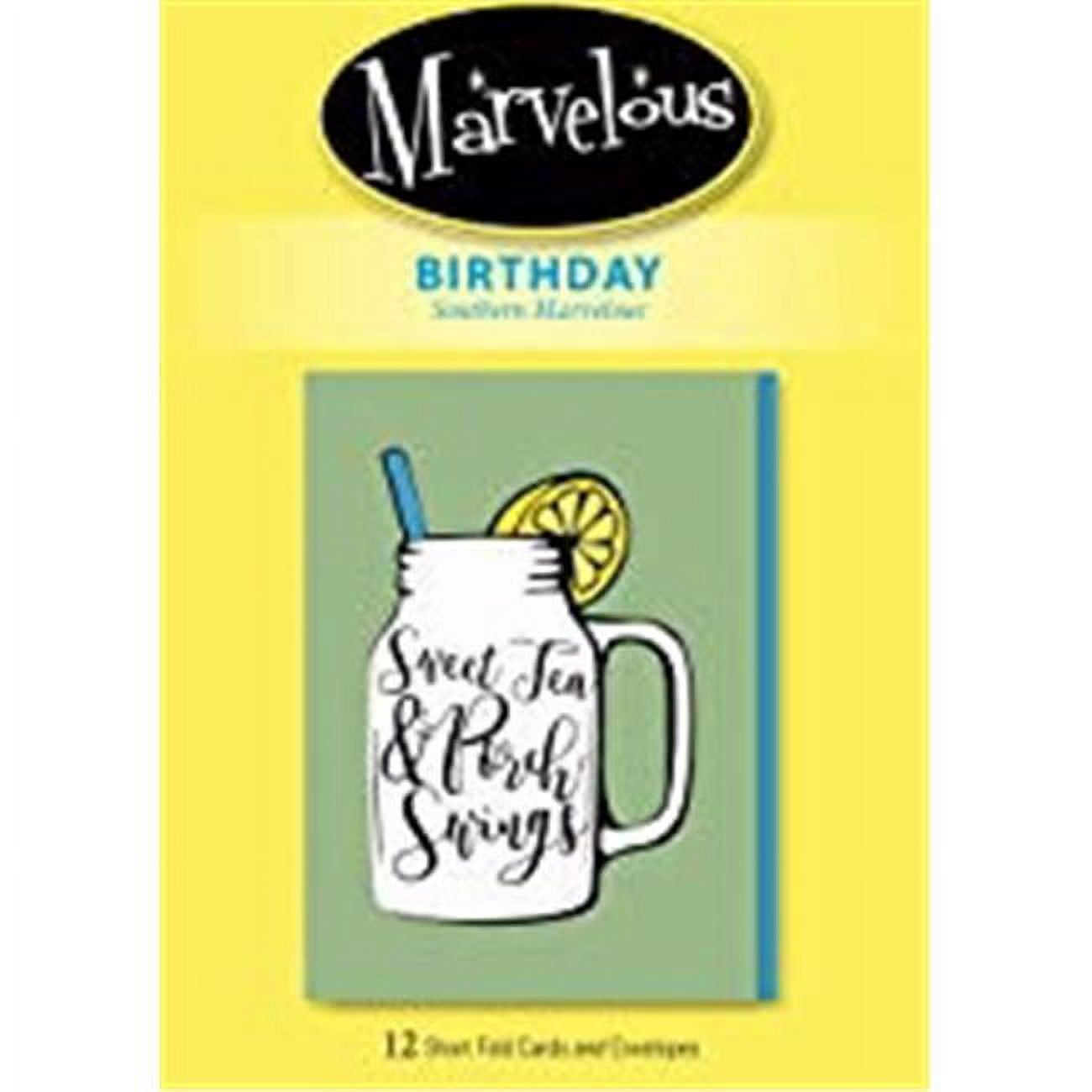 Picture of Artbeat of America 156684 Birthday New Marvelous No.168 Boxed Card, Pack of 12