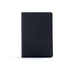 Picture of B & H Publishing 134381 KJV Large Print Compact Reference Bible&#44; Black Leather Touch
