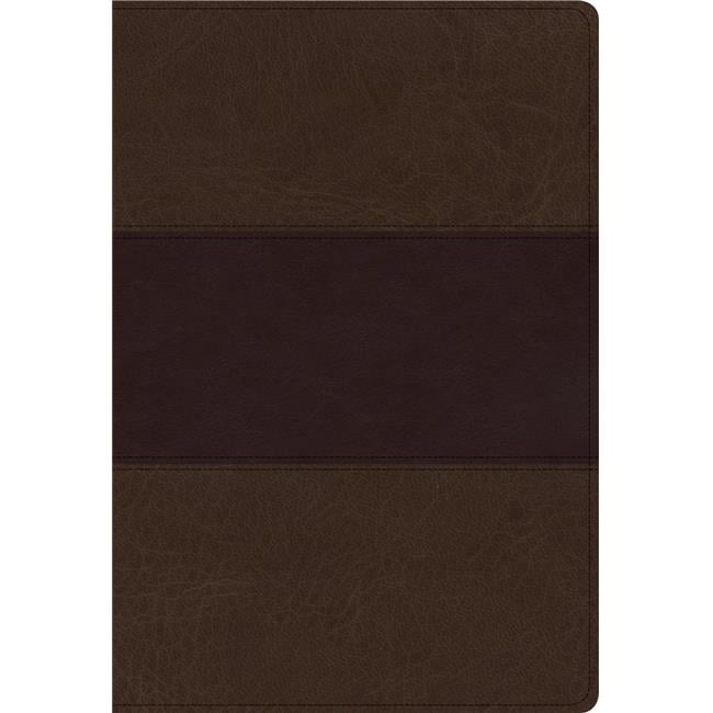 KJV Super Giant Print Reference Bible, Saddle Brown Leather Touch Indexed - May 2020