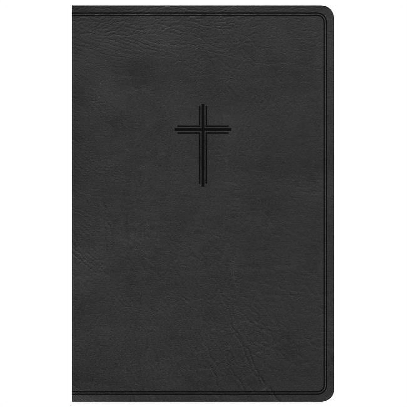 KJV Everyday Study Bible, Charcoal Leather Touch