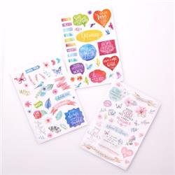 18655X 3 Die Cut Sheets Creative by Design Sticker Sheets