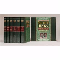 10859X Matthew Henrys Commentary on the Whole Bible - 6 Volumes