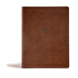 Picture of B & H Publishing 136420 CSB Life Connections Study Bible&#44; Brown Leather Touch Indexed