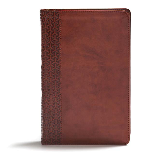 CSB Everyday Study Bible, British Tan Leather Touch