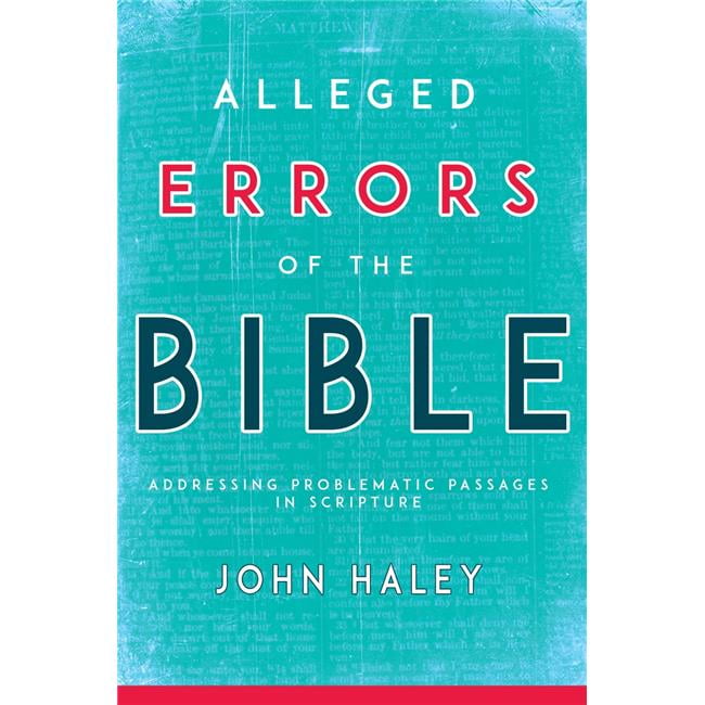 Alleged Errors of the Bible - Abridged