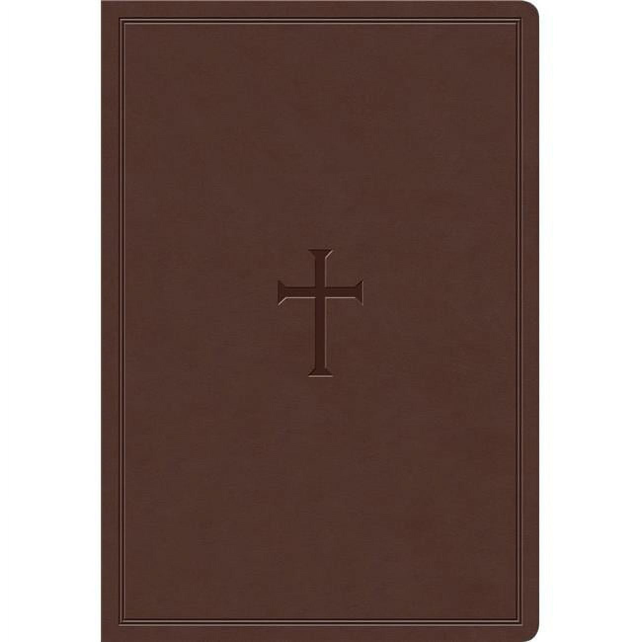Picture of B & H Publishing 136468 KJV Super Giant Print Reference Bible&#44; Brown Leather Touch Indexed - May 2020