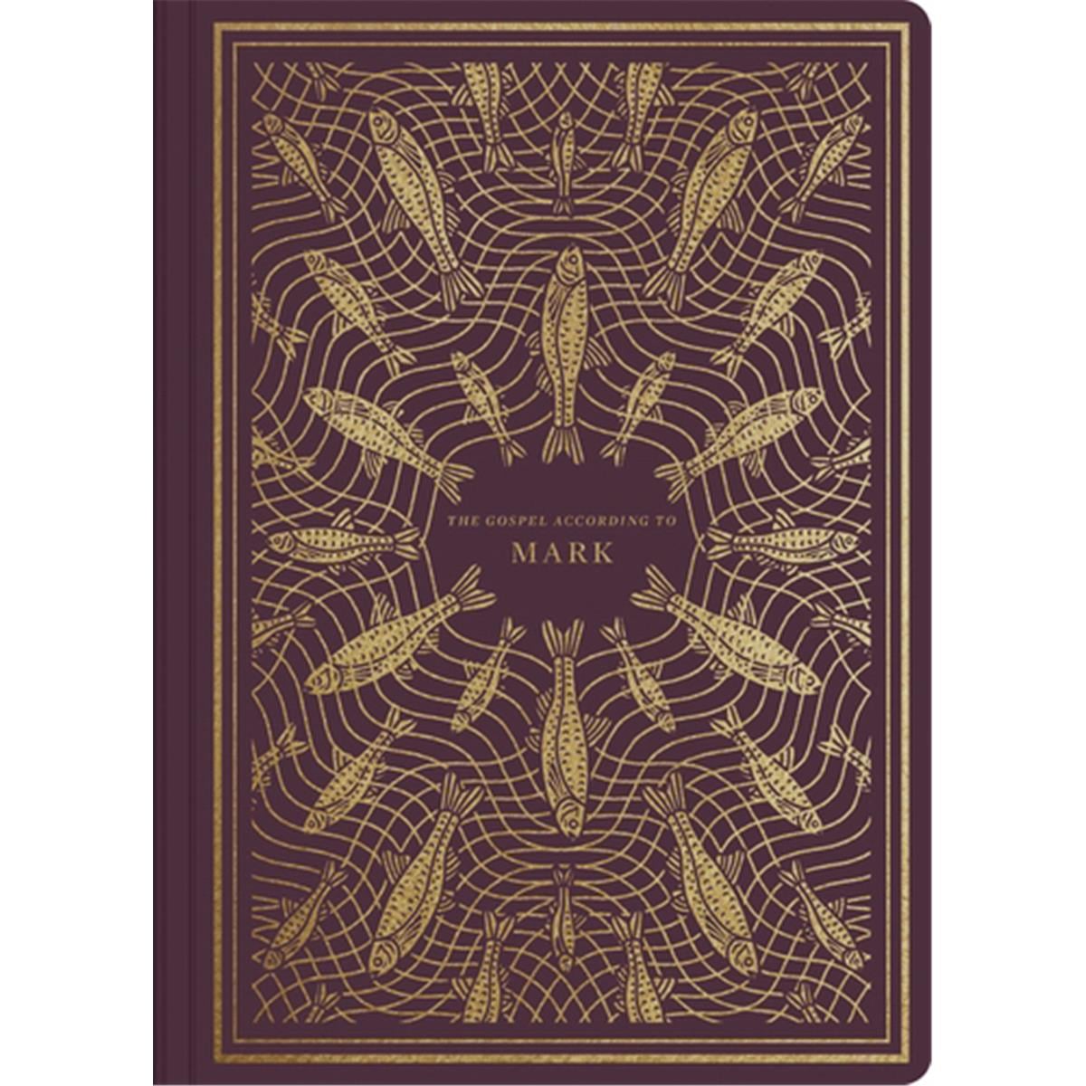 ESV Illuminated Scripture Journal Mark, Burgundy Softcover