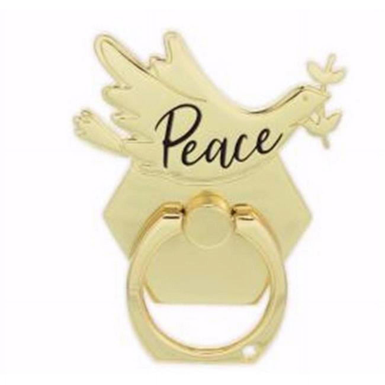Picture of AngelStar 135156 Golden Inspirations Phone Ring - Peace
