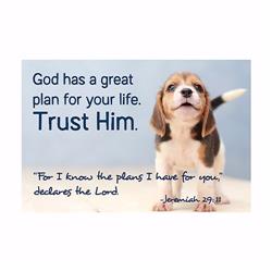 Picture of CB Gift 146435 Trust Him Pass it on Cards - 3 x 2 in. - Pack of 25