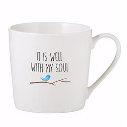 Picture of CB Gift 137050 It is Well with My Soul Cafe Mug - 14 ozPack of 2