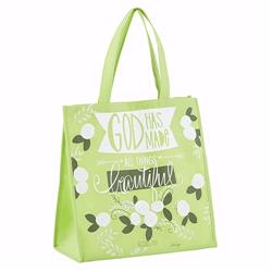 Picture of CB Gift 137156 God Has Made All Things Beautiful Ecc 3-11 Nylon Tote Bag  Lime Green - 13 in.Pack of 8