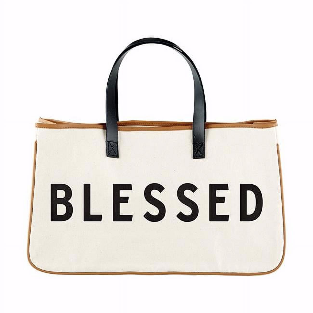 Picture of CB Gift 139226 Blessed Canvas Tote - 20 x 11 in.Pack of 2