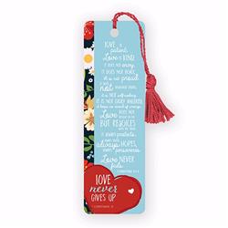 Picture of CB Gift 148994 Versemark - Love Never Gives UpPack of 6