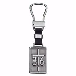 John 3-16 Luxleather Keyring with Gift Tin