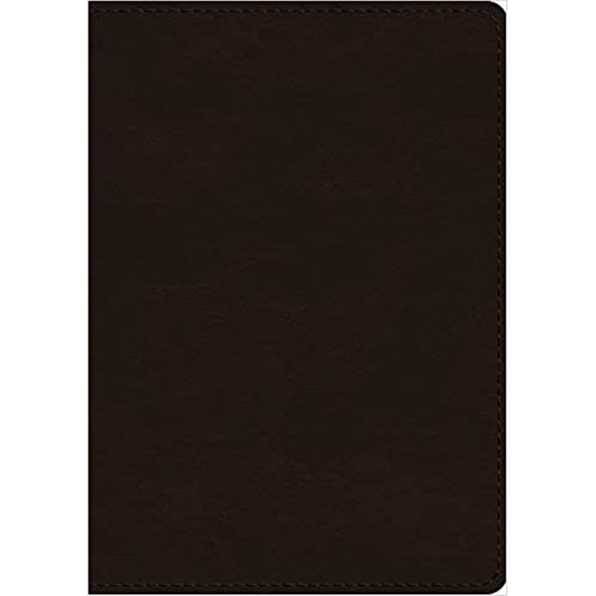 ESV Single Column Journaling Bible - Large Print, Deep Brown Trutone - May 2020