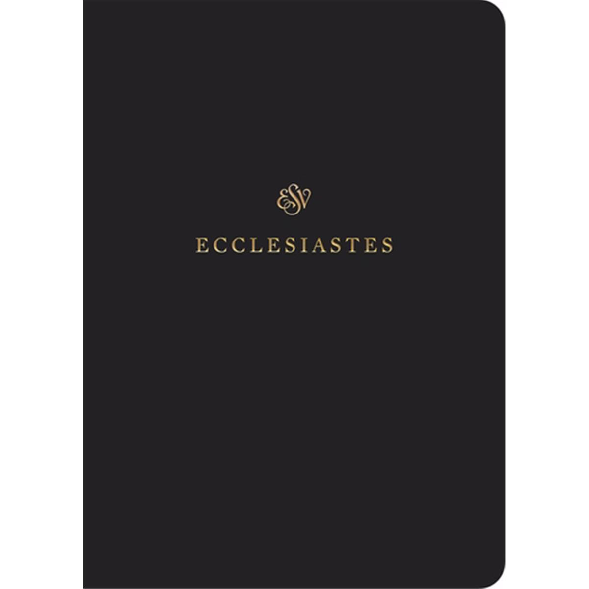163475 ESV Scripture Journal Ecclesiastes, Black Softcover