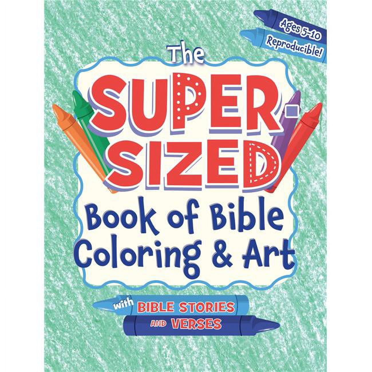 168894 The Super-Sized Book of Bible Coloring & Art - Ages 5-10 - Jul 2020