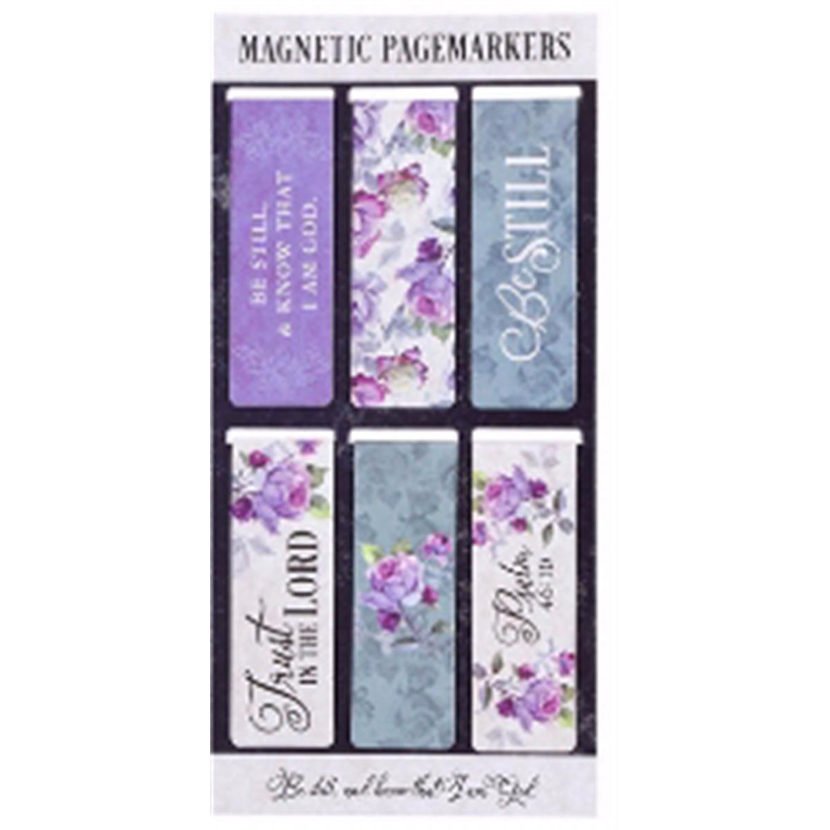 Be Still Magnetic Pagemarker Bookmark - Set of 6