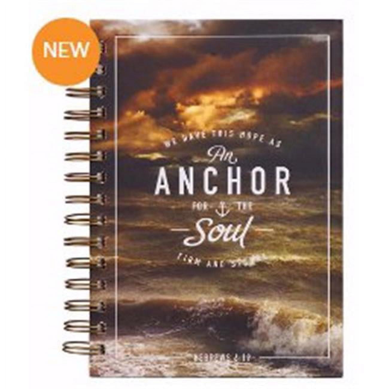 Anchor for the Soul Wirebound Journal - Large - Oct