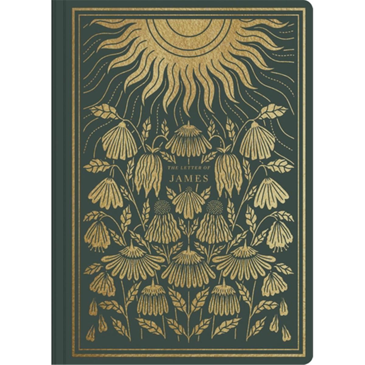 ESV Illuminated Scripture Journal James, Green Softcover