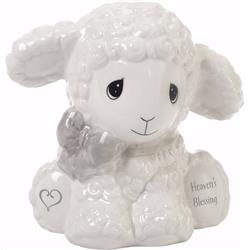 Picture of Precious Moments 139560 Heavens Blessing Lamb Bank - 5.5 in. - Nov
