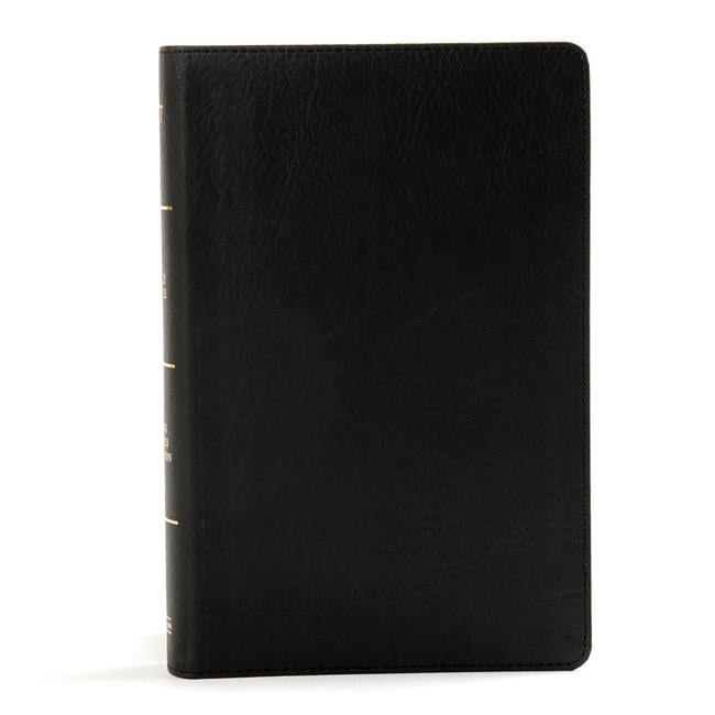 Picture of B & H Publishing 134387 KJV Large Print Personal Size Reference Bible&#44; Black Leather Touch Indexed