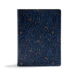 Picture of B & H Publishing 137408 CSB Study Bible&#44; Navy Leather Touch Indexed