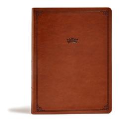 Picture of B & H Publishing 137414 CSB Tony Evans Study Bible&#44; British Tan Leather Touch Indexed