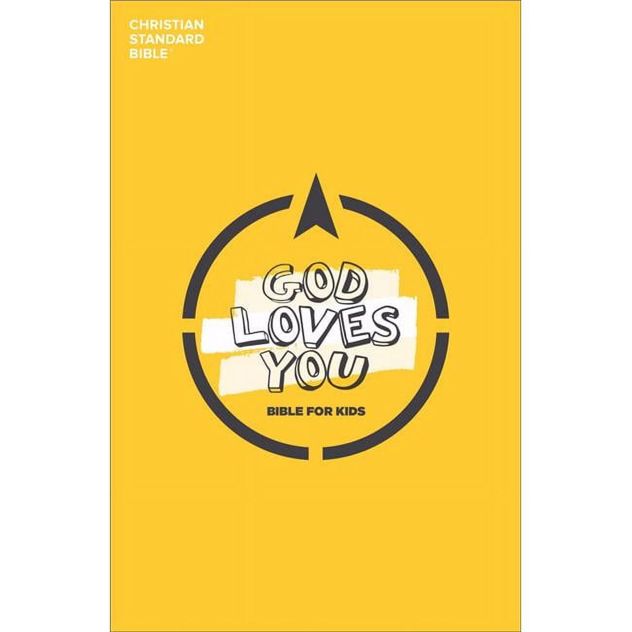 Picture of B & H Publishing 138916 CSB God Loves You Bible for Kids Softcover - Mar 2020