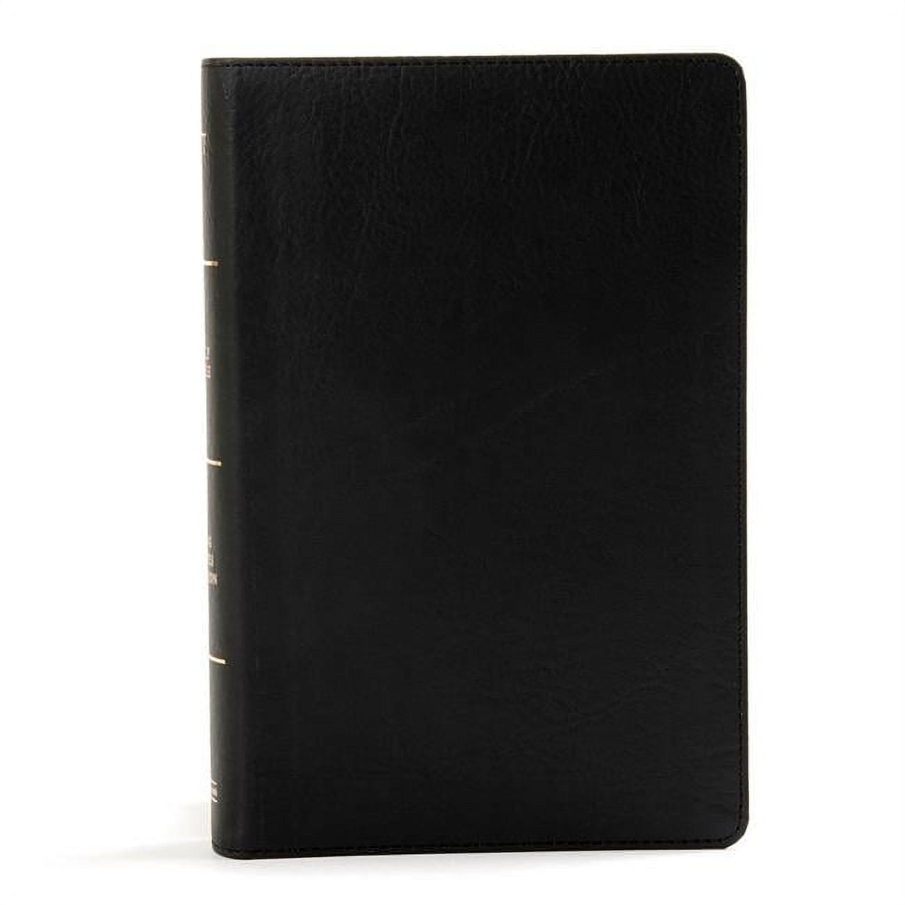 Picture of B & H Publishing 134388 KJV Large Print Personal Size Reference Bible&#44; Black Leather Touch