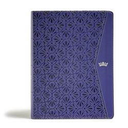 CSB Tony Evans Study Bible, Purple Leather Touch