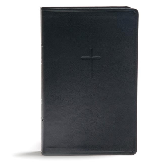 B & H Publishing  CSB Everyday Study Bible, Charcoal Leather Touch