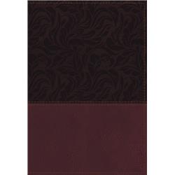 NKJV Study Bible - Full-Color - Comfort Print, Cranberry Leathersoft Indexed