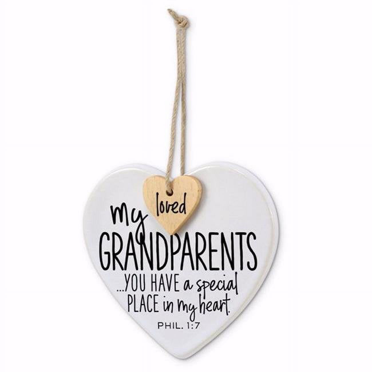 138273 Grandparents Heart Ornament