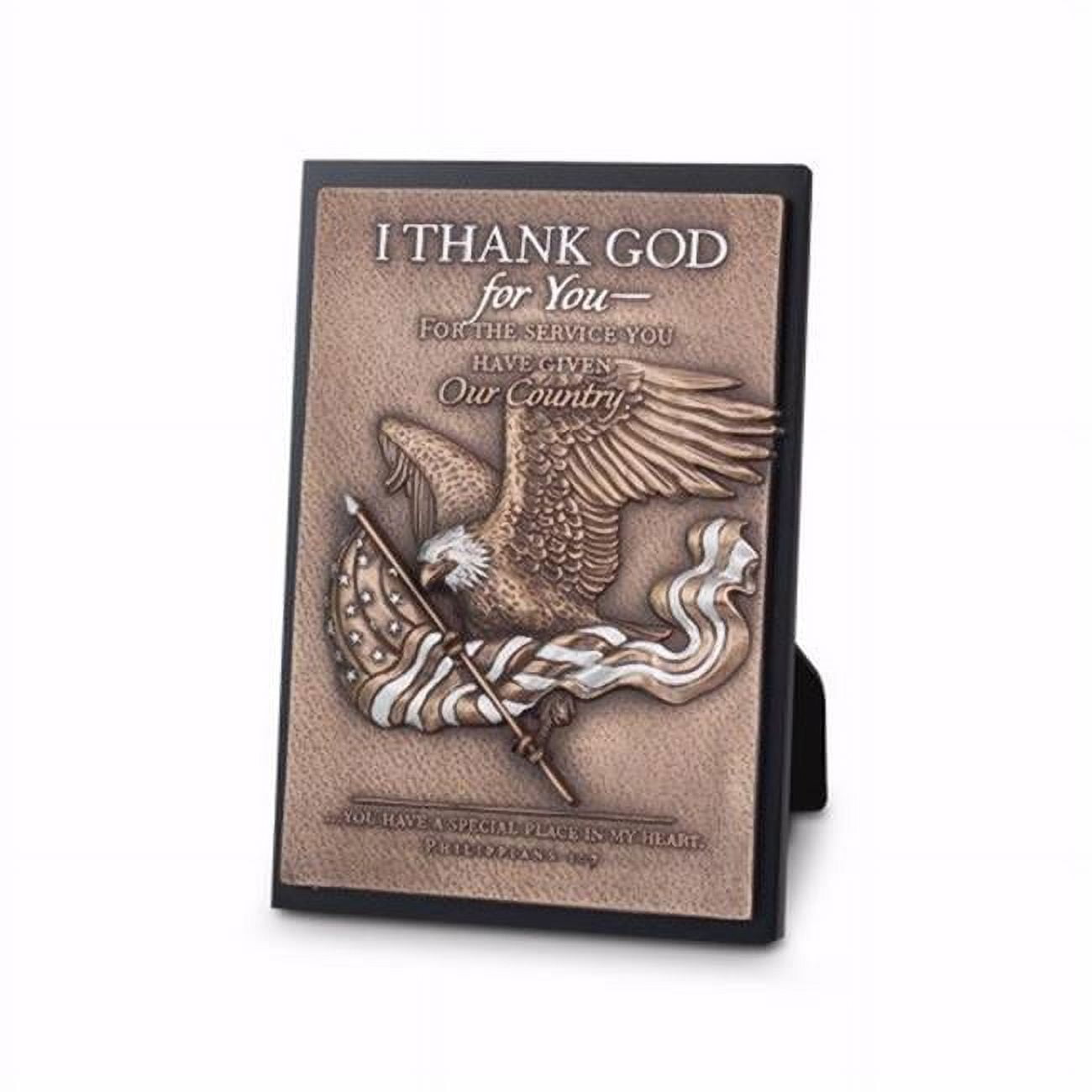 Eagle with Flag Plaque