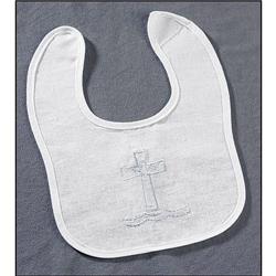 Picture of Cambridge 149391 Embroidered Cross Baptismal Bib 