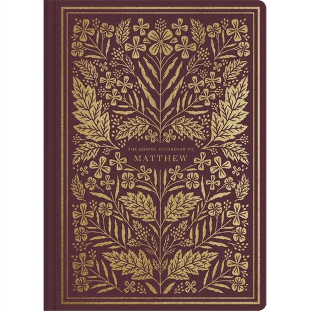 ESV Illuminated Scripture Journal Matthew, Burgundy Softcover