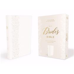 NKJV Brides Bible - Comfort Print, White Leathersoft