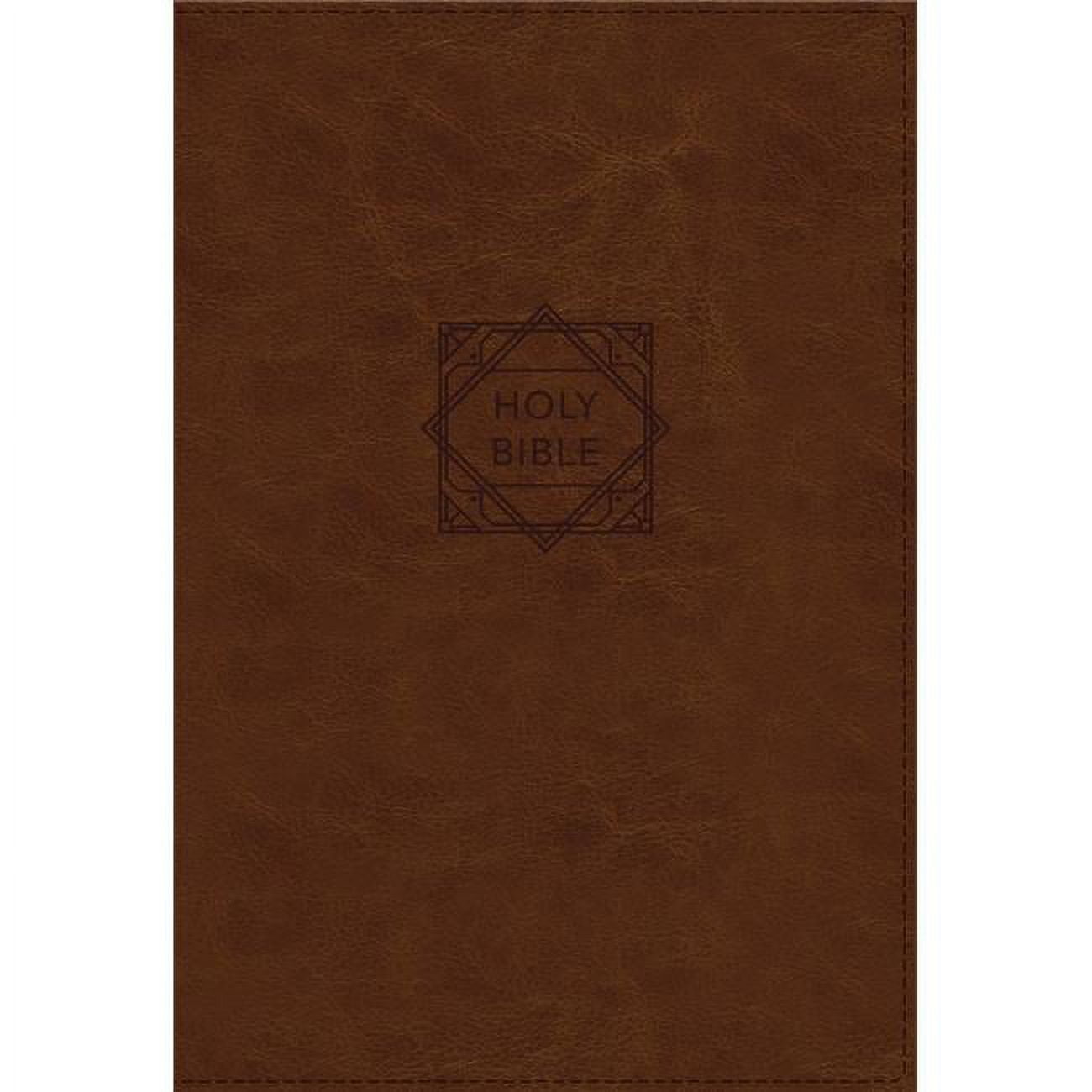 NASB Super Giant Print Reference Bible - Comfort Print, Brown Leathersoft - May 2020