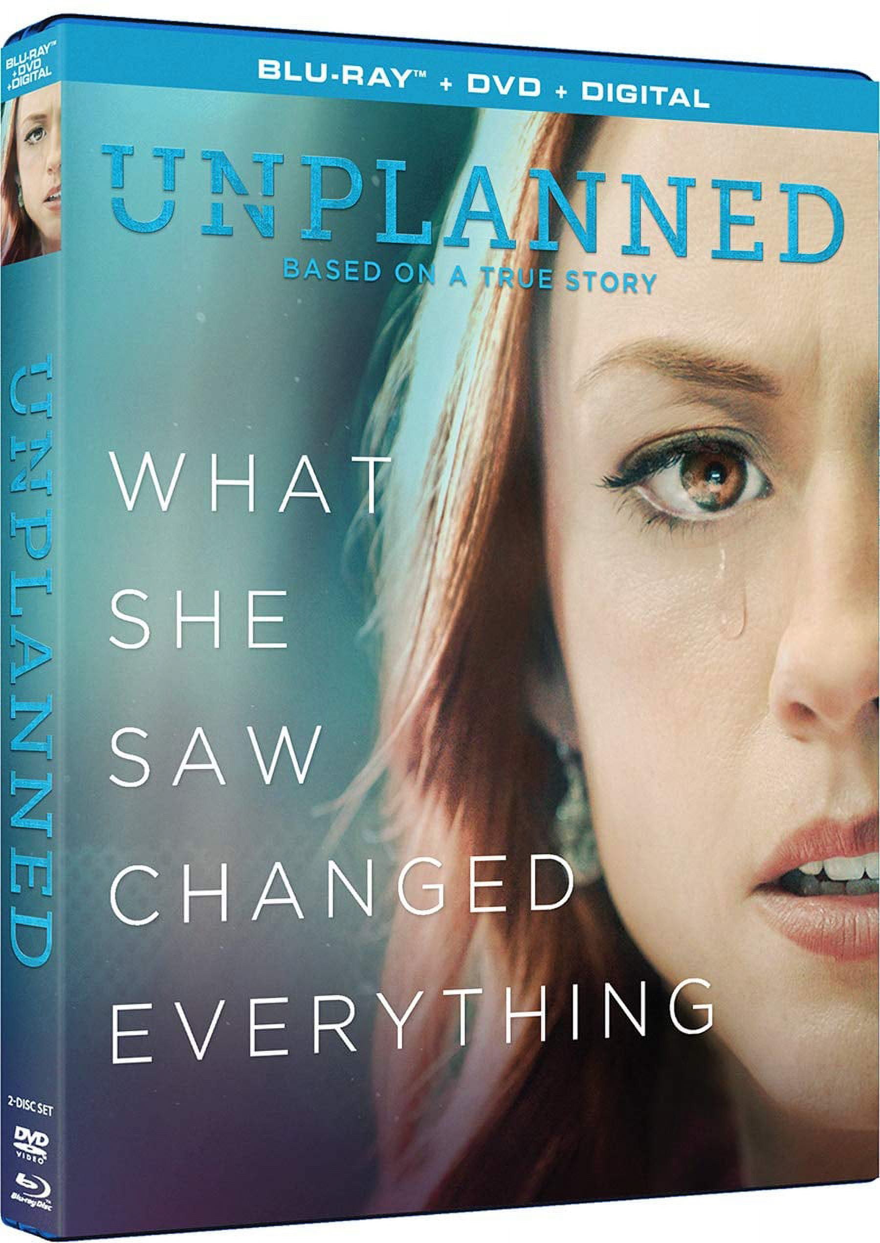 DVD - Unplanned Movie Blu Ray Plus Digital - 2019
